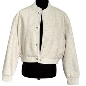 Zara Crop Bomber Jacket